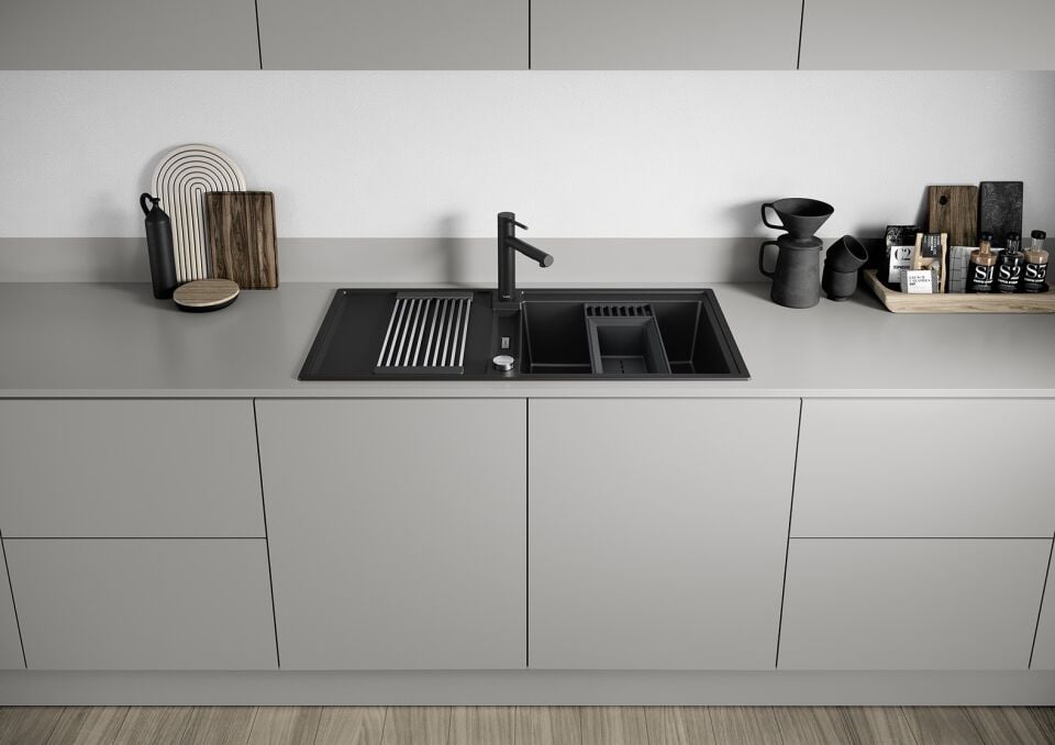 Blanco ADIRA XL 6-S Kaya Gri Eviye -527619