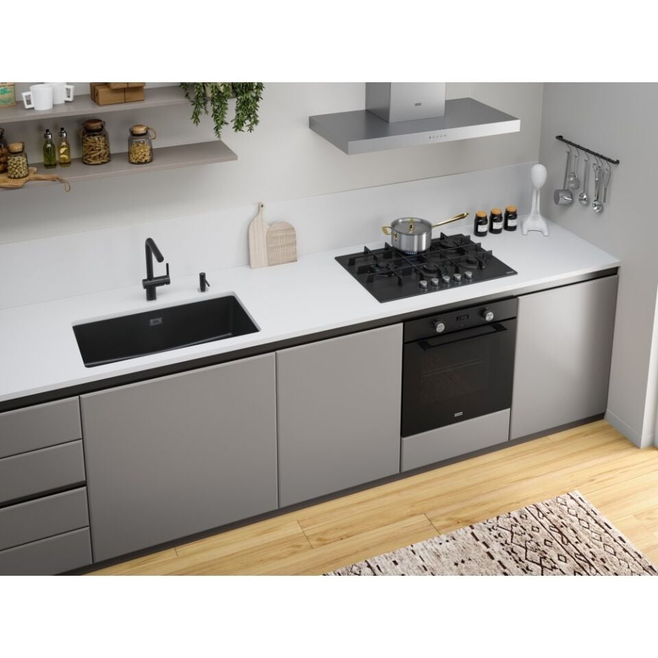 Franke Maris FHMA 755 4G DCL BK C Ankastre Cam Ocak