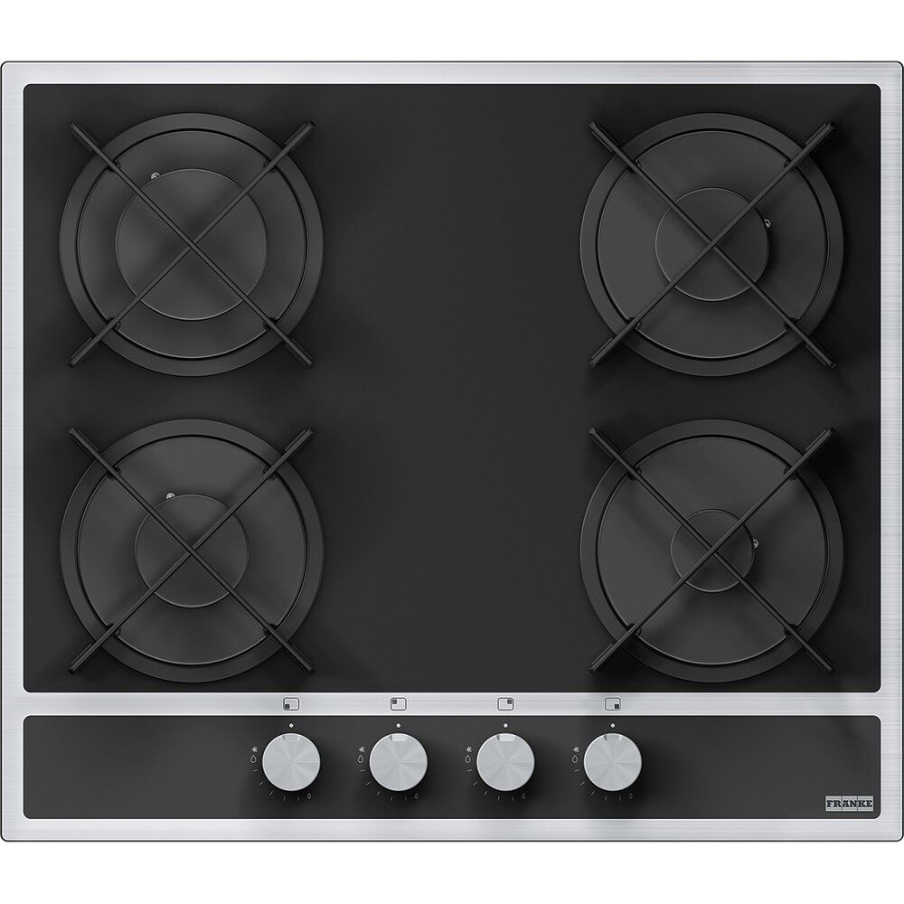 Franke Maris FHMA 604 4G ML E Inox + Nero Siyah Ankastre Ocak