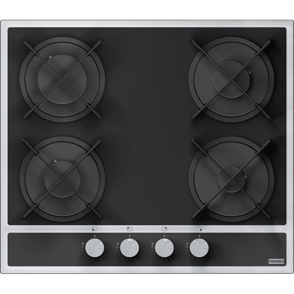 Franke Maris FHMA 604 4G ML E Inox + Nero Siyah Ankastre Ocak