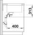 Blanco Subline 340/160-U Soft Beyaz Tezgah Altı Eviye - 527163