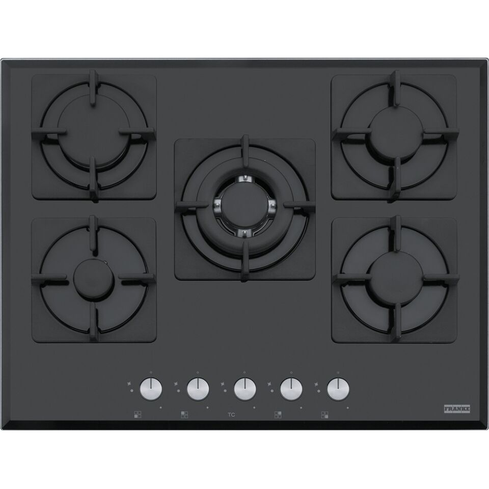 Franke Smart Linear Square FHNS 705 4G TC BK C Siyah Ankastre Ocak