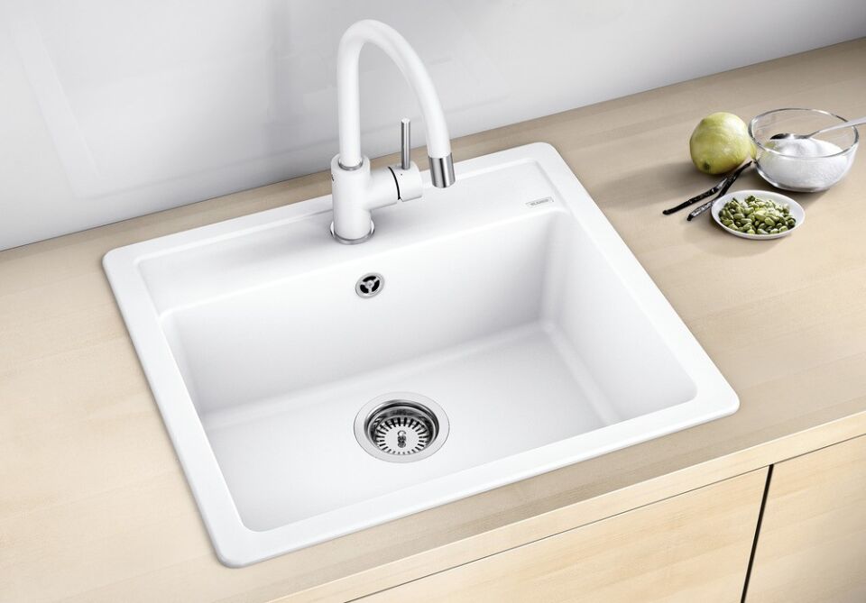 Blanco Legra 6 Tezgah Üstü Granit Soft Beyaz Eviye - 527086