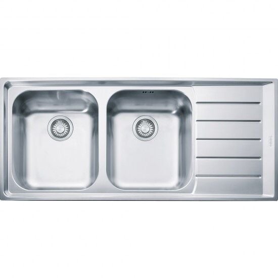 Franke Neptun NET 621-116 Mikrodekorlu Sağ Damlalıklı Çelik Eviye