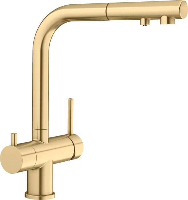Blanco Fontas-S II Arıtmalı Spiralli Satin Gold Armatür - 526694
