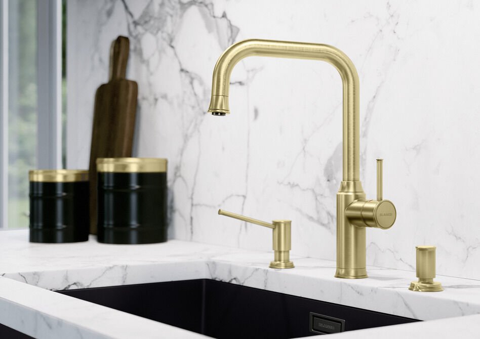 Blanco Livia-S Satın Gold Armatür - 526687