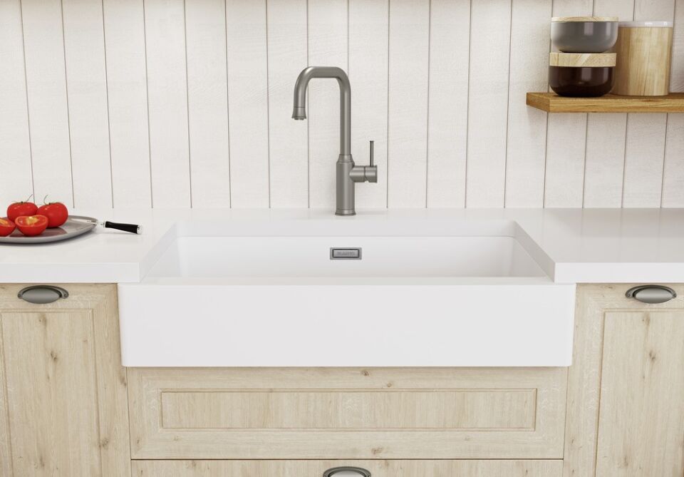 Blanco VINTERA XL 9-UF Granit Beyaz Eviye - 526105