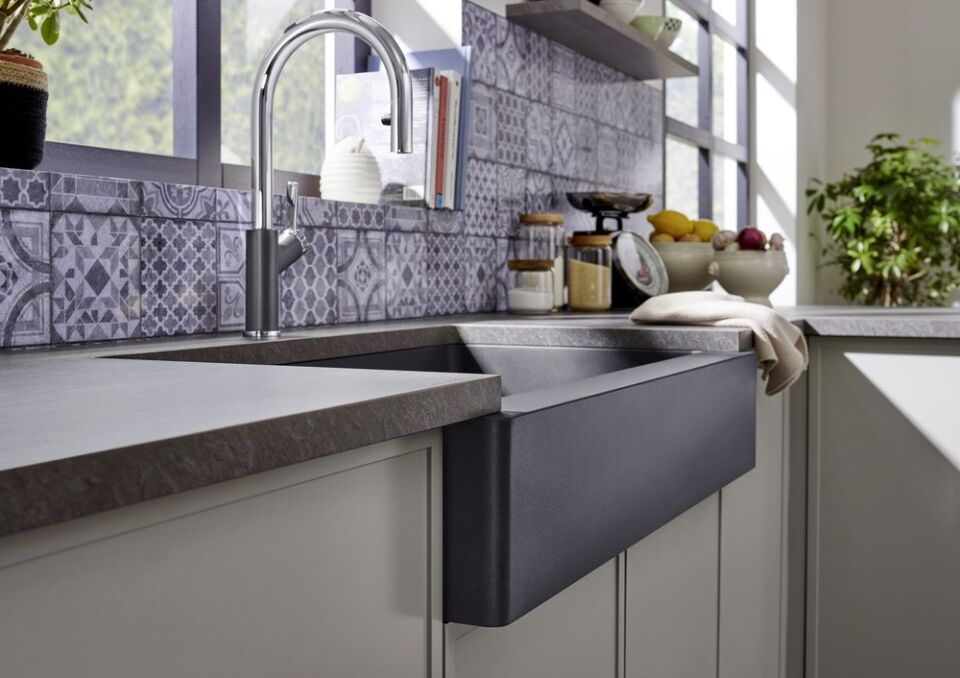 Blanco VINTERA XL 9-UF Granit Antrasit Eviye - 526101