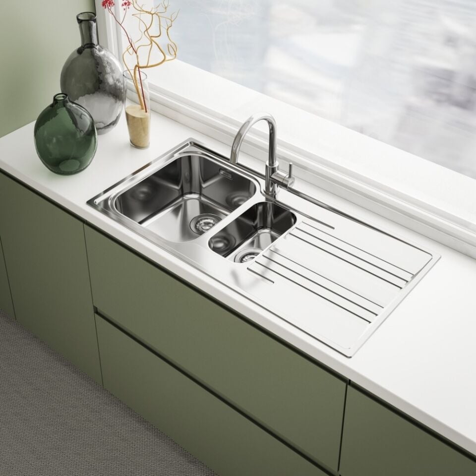 Franke SRX 651 Sağ Damlalıklı Çelik Eviye