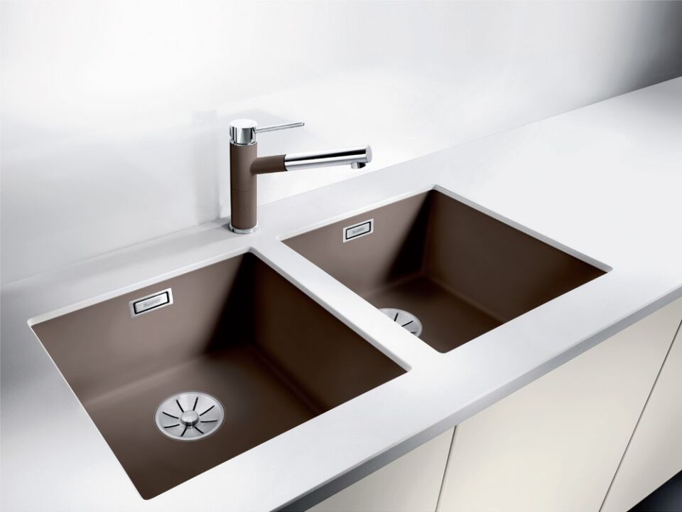 Blanco Subline 400 U Tezgah Altı  Granit Siyah Eviye - 525990