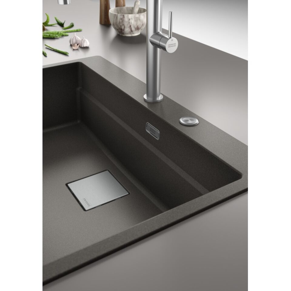 Franke Kubus 2 KNG PRO 610-73 Slate Grey Granit Eviye