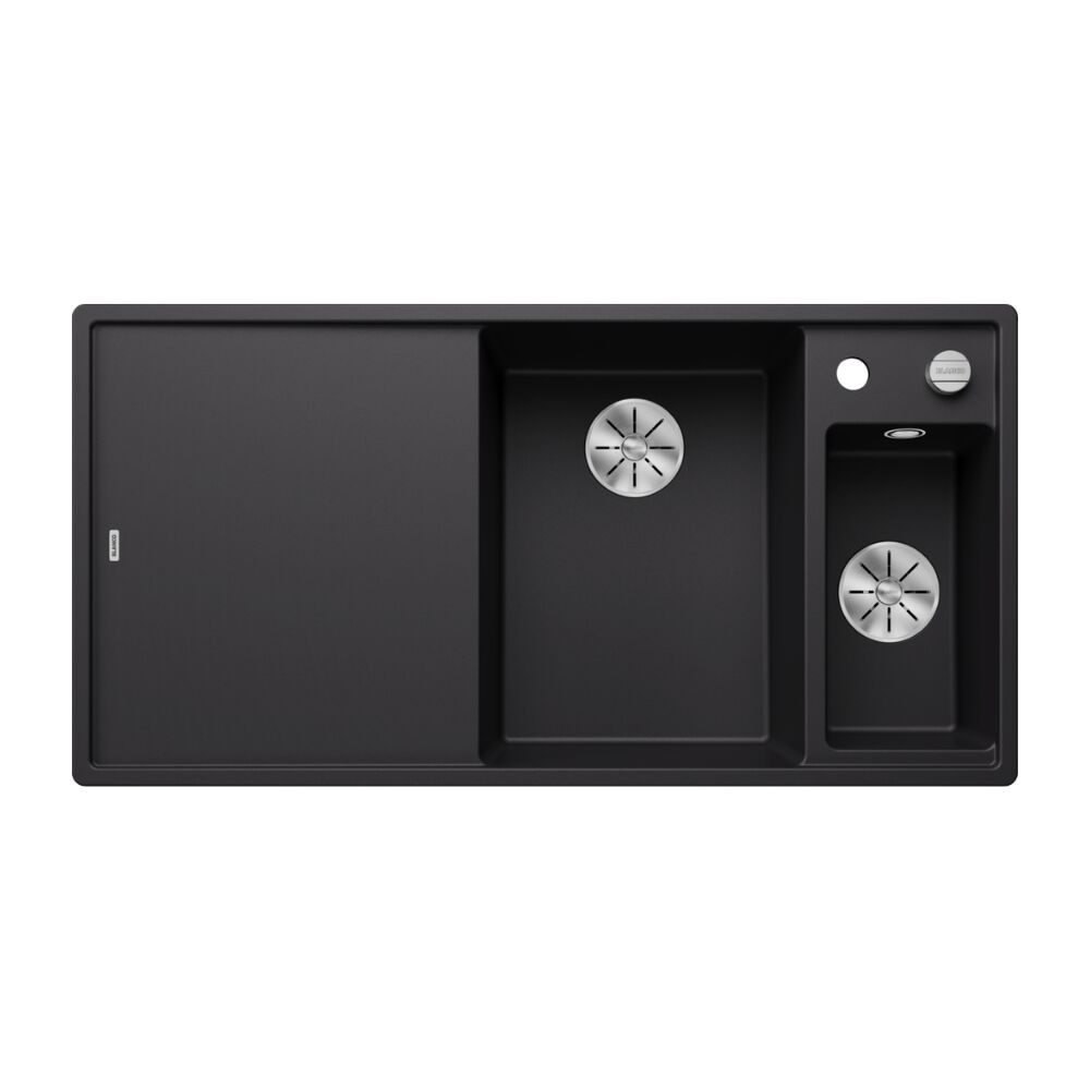 Blanco Axıa III 6-S Siyah Sol Damlalıklı Granit Eviye  - 525850