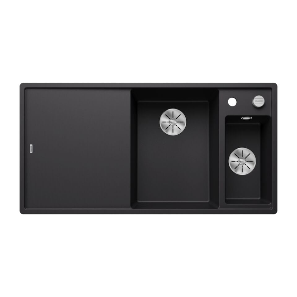 Blanco Axıa III 6-S Siyah Sol Damlalıklı Granit Eviye  - 525850