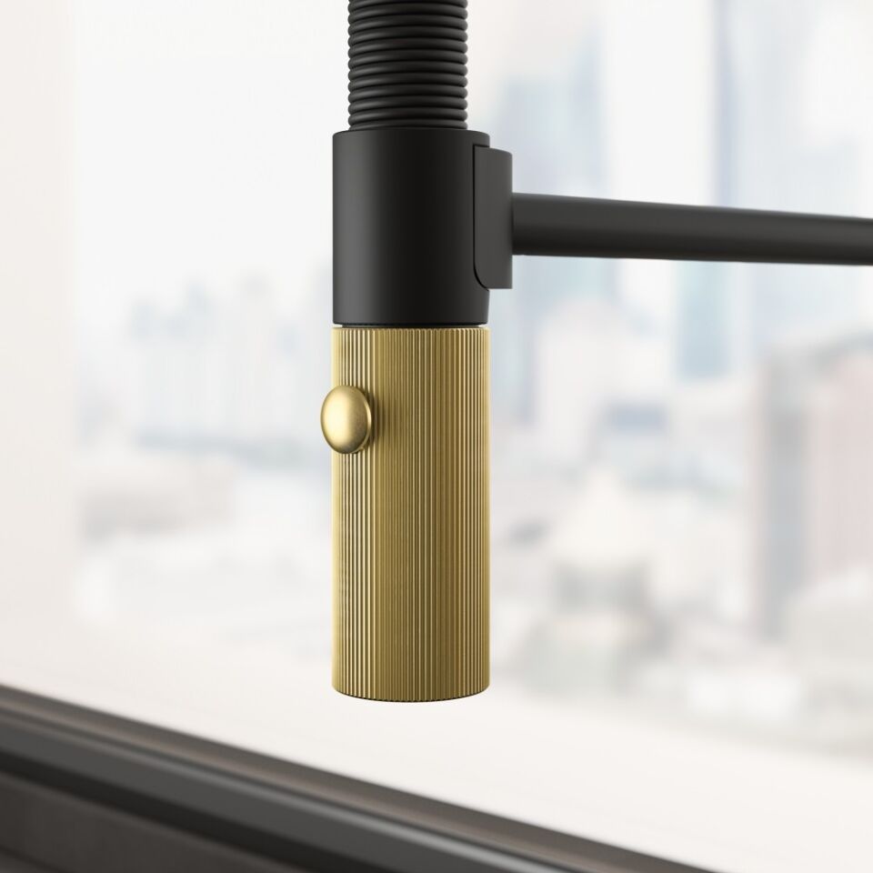 Franke Maris Stripes Semi Pro MB/Gold Spiralli Armatür