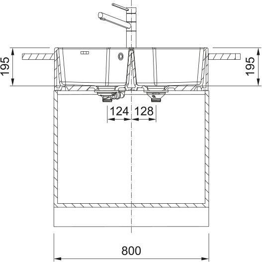 Franke Belfast Fraceram BFK 72036-36 Beyaz Seramik Eviye