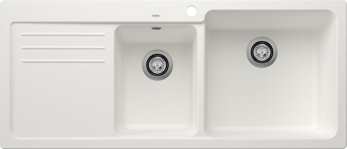 Blanco Naya 8-S Sol Damlalıklı Granit Eviye Beyaz - 525783