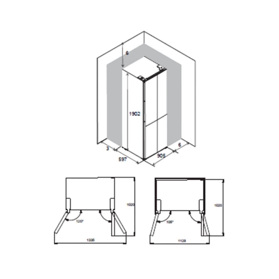 Franke FMD 505 TNF SI BKG E 90 Cm Siyah Cam Buzdolabı