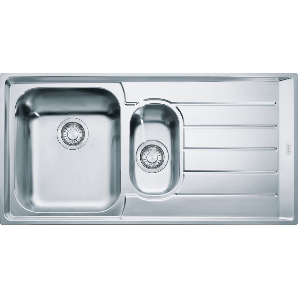 Franke Neptun NEX 651 İnox Sağ Damlalıklı Çelik Eviye ve Active Plus 2.0 Krom Armatür