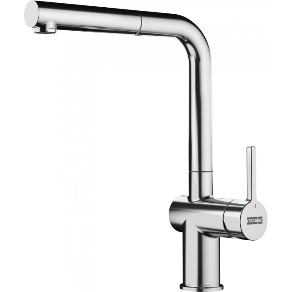 Franke Neptun NEX 651 İnox Sağ Damlalıklı Çelik Eviye ve Active Plus 2.0 Krom Armatür