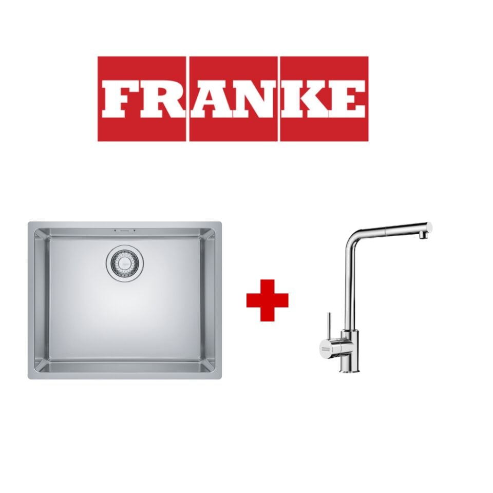 Franke Maris Mrx 110-50 Eviye ve Lina Spiralli Krom Armatür