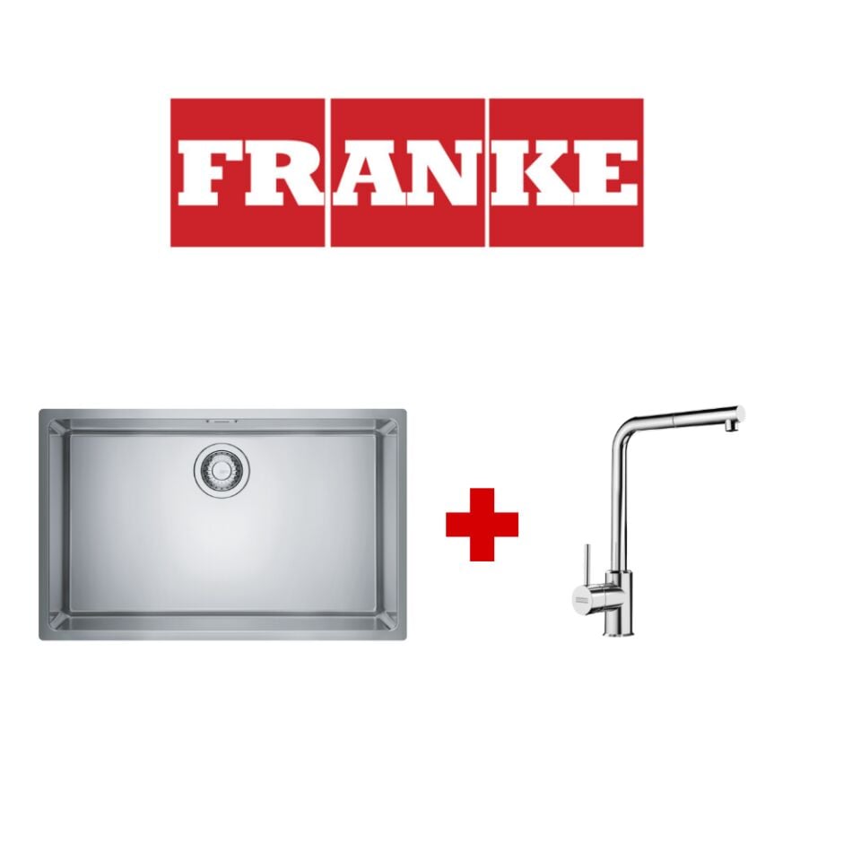 Franke Maris Mrx 110-70 Eviye ve Lina Spiralli Krom Armatür