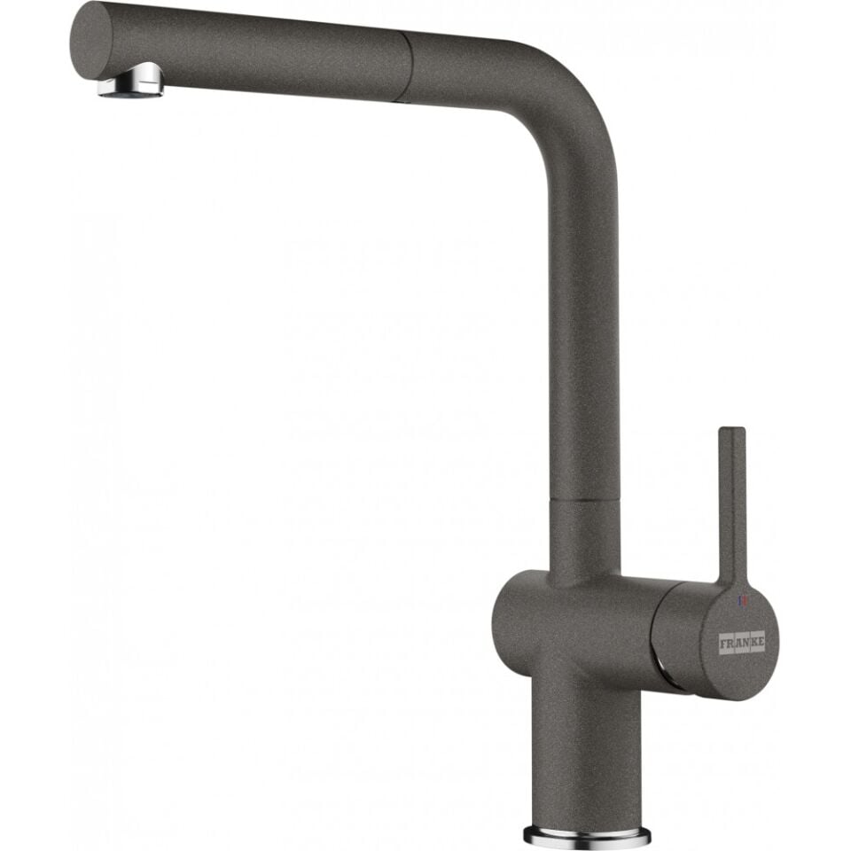 Franke Maris Mrg 110-52 Slate Grey Granit Eviye ve Active Plus 2.0 Slate Grey Armatür ve Slate Grey Sıvı Sabunluk