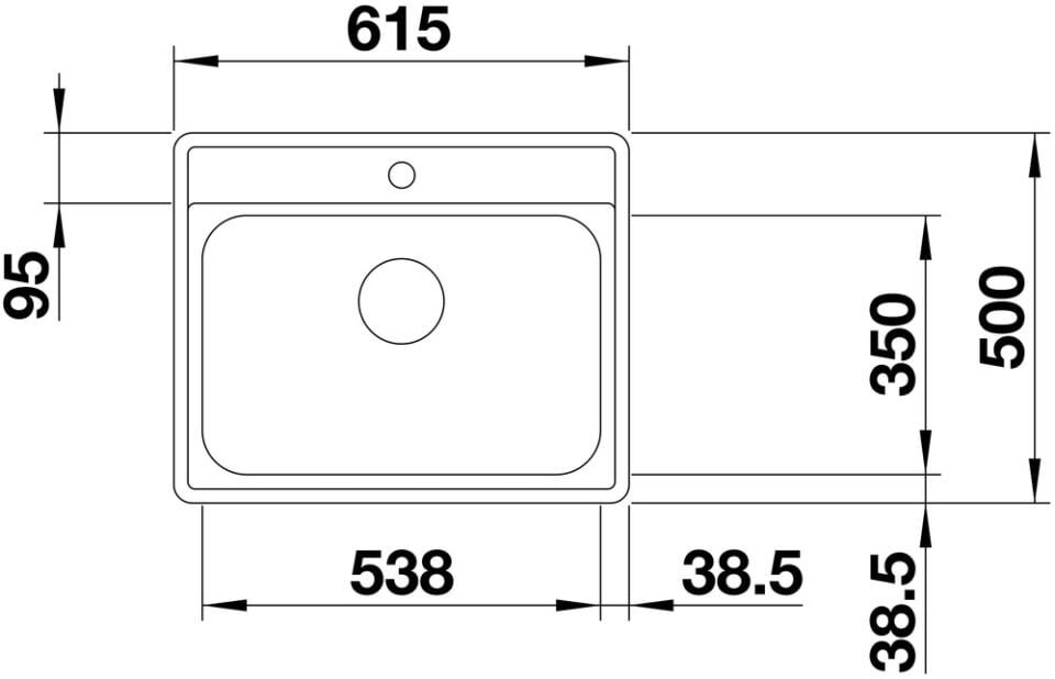 Blanco Lemis 6-IF Paslanmaz Çelik Eviye - 525108