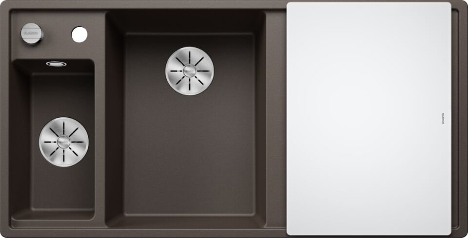 Blanco Axia III 6-S Sağ Damlalıklı Kahverengirengi Granit Eviye - 524662