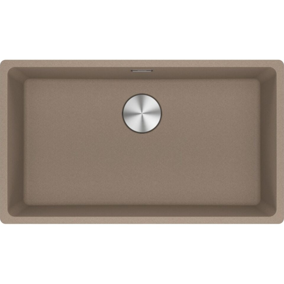 Franke Maris Mrg 110-72 Oyster Granit Eviye ve Active Plus 2.0 Oyster Armatür ve Oyster Sıvı Sabunluk