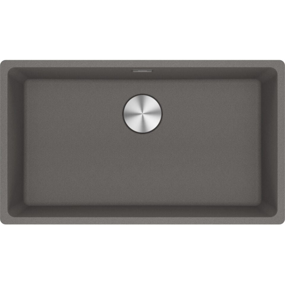 Franke Maris Mrg 110-72 Stone Grey Granit Eviye ve Active Plus 2.0 Stone Grey Armatür ve Stone Grey Sıvı Sabunluk