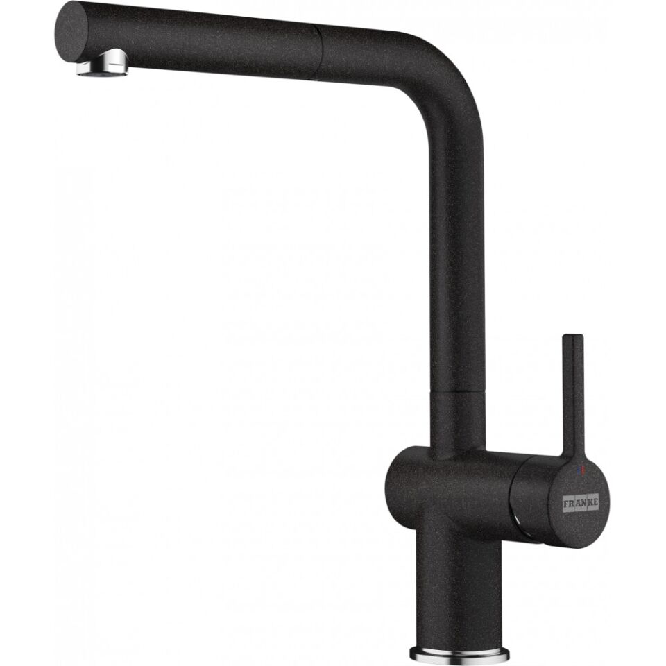Franke Maris Mrg 120-35-35 Nero Granit Eviye ve Active Plus 2.0 Nero Armatür ve Nero Sıvı Sabunluk