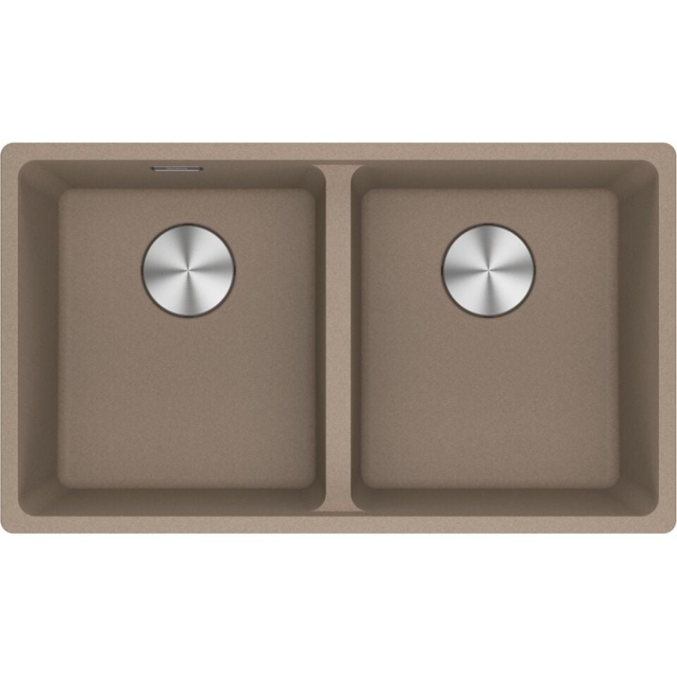 Franke Maris Mrg 120-35-35 Oyster Granit Eviye ve Active Plus 2.0 Oyster Armatür ve Oyster Sıvı Sabunluk