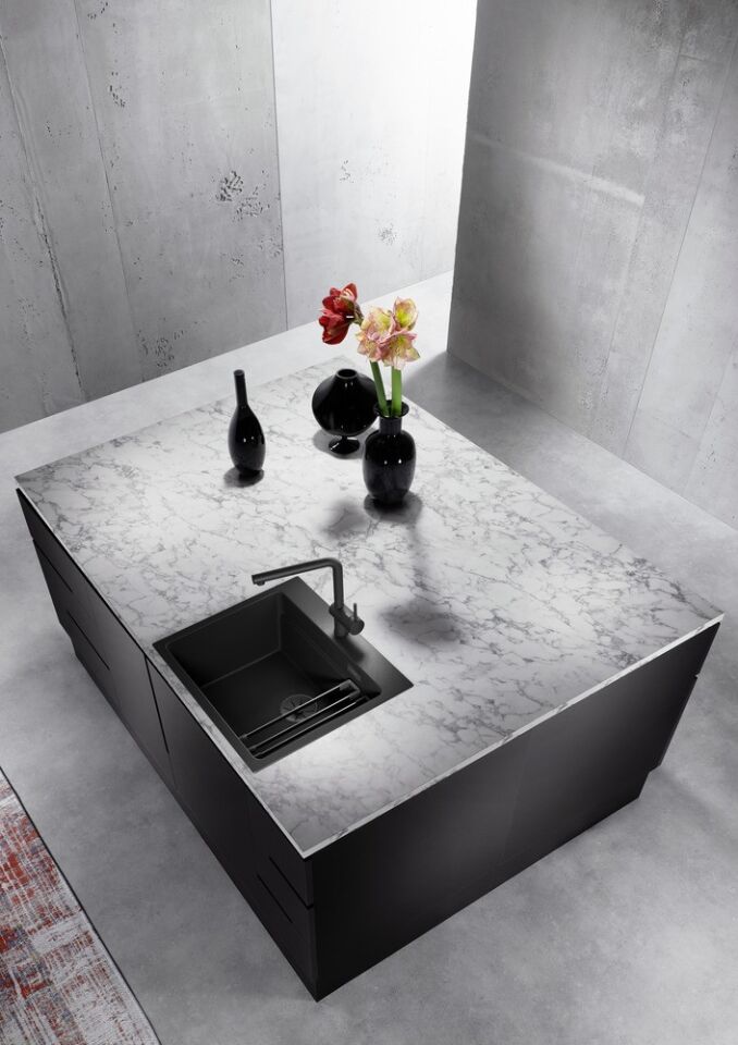 Blanco Etagon 6 Tezgah Üstü Kaya Gri Granit Eviye - 524540