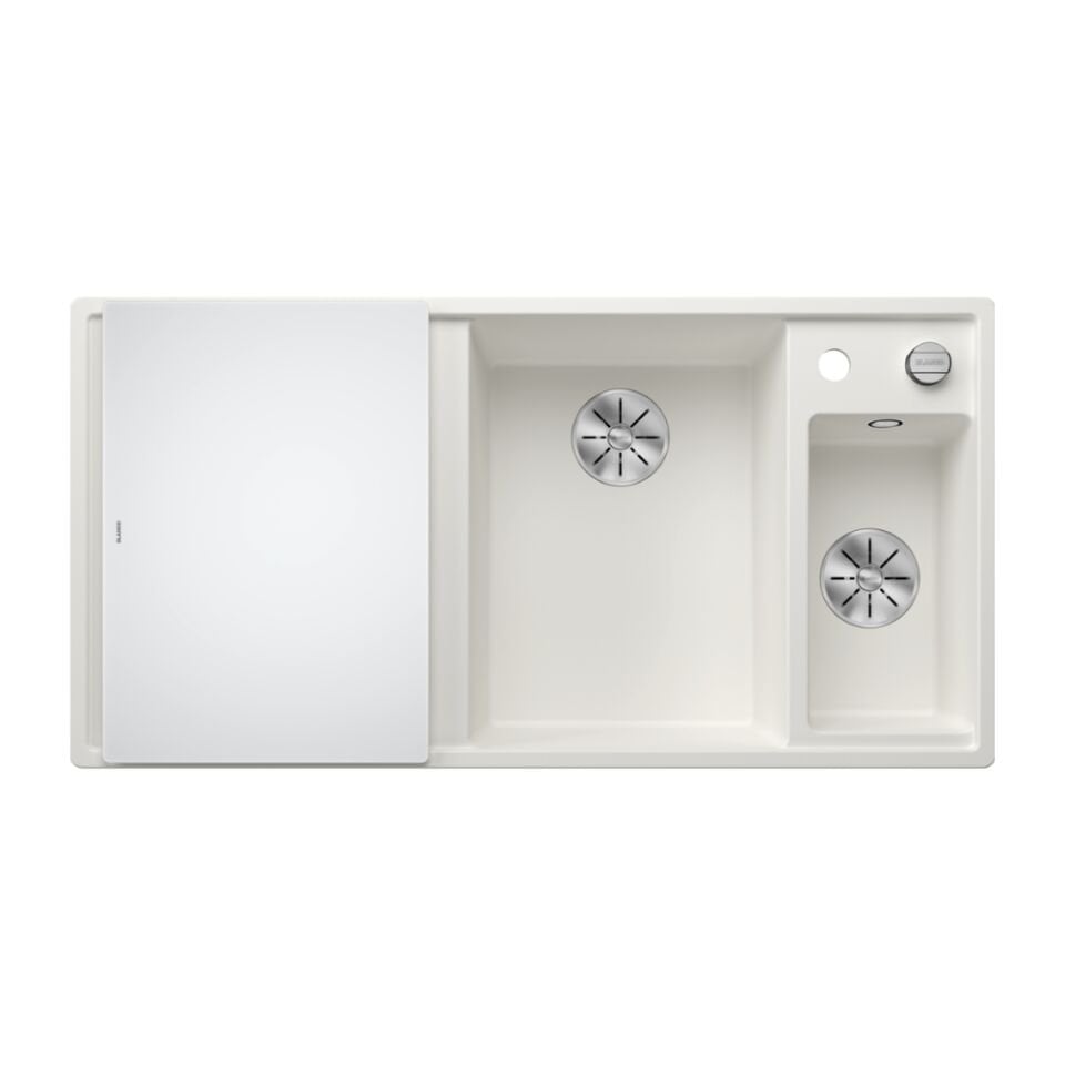 Blanco Axia III 6-S Sol Damlalıklı Beyaz Granit Eviye - 523477