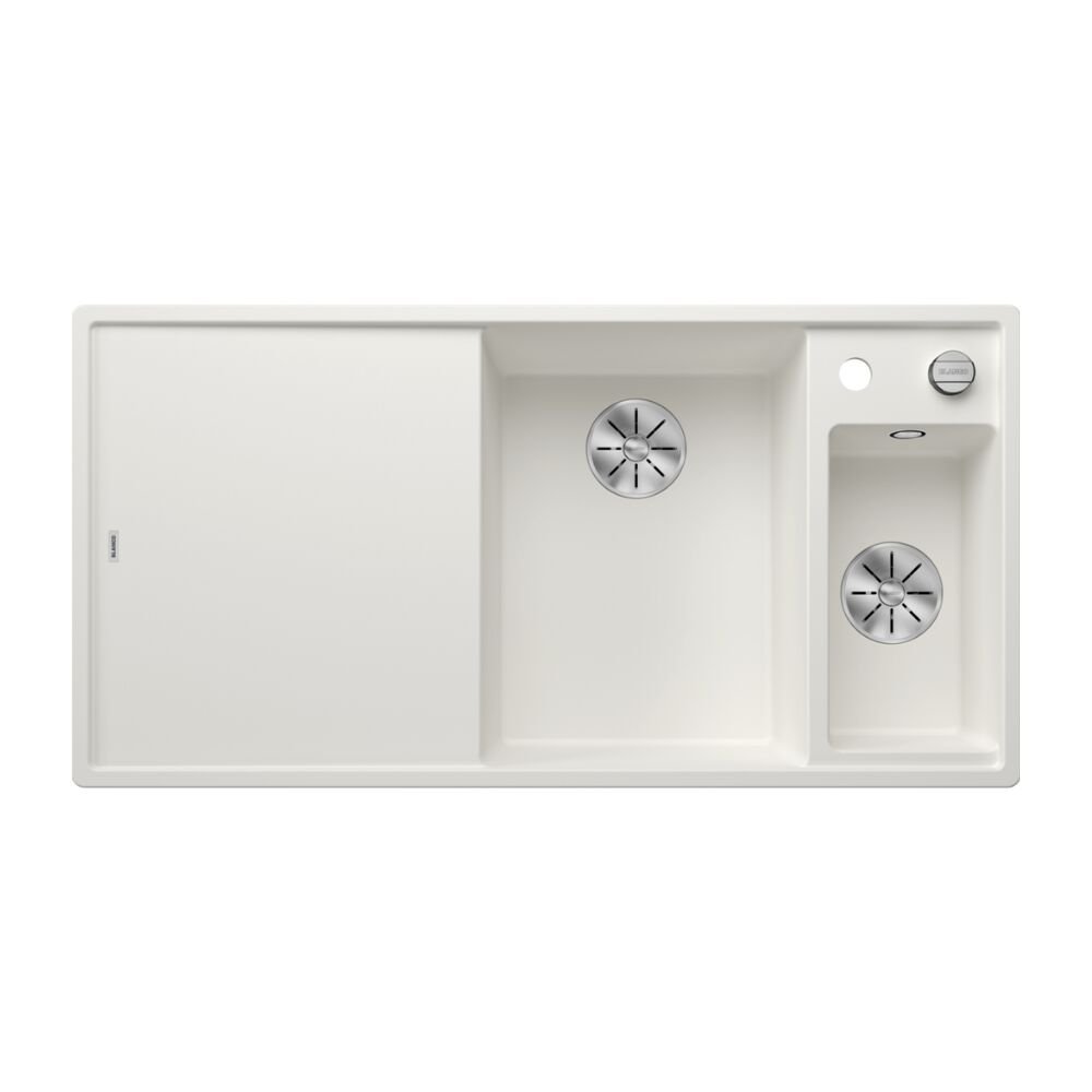 Blanco Axia III 6-S Sol Damlalıklı Beyaz Granit Eviye - 523477