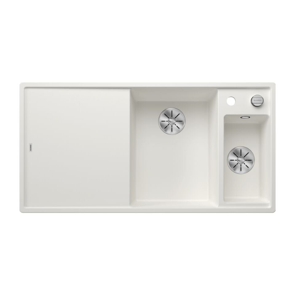 Blanco Axia III 6-S Sol Damlalıklı Beyaz Granit Eviye - 523477