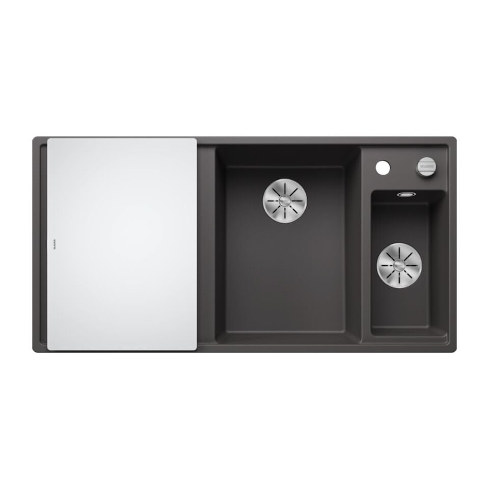Blanco Axia III 6-S Sol Damlalıklı Kaya Gri Granıt Eviye  - 523473
