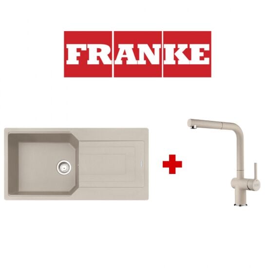 Franke Urban Ubg 611-100 Sahara Granit Eviye ve Active Plus 2.0 Sahara Armatür