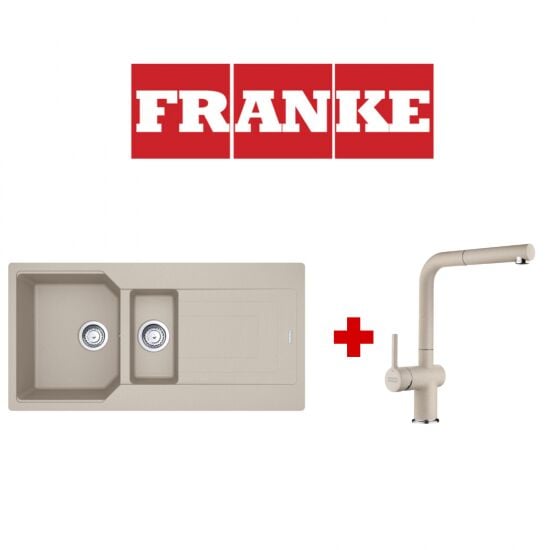 Franke Urban Ubg 651-100 Sahara Granit Eviye ve Active Plus 2.0 Sahara Armatür