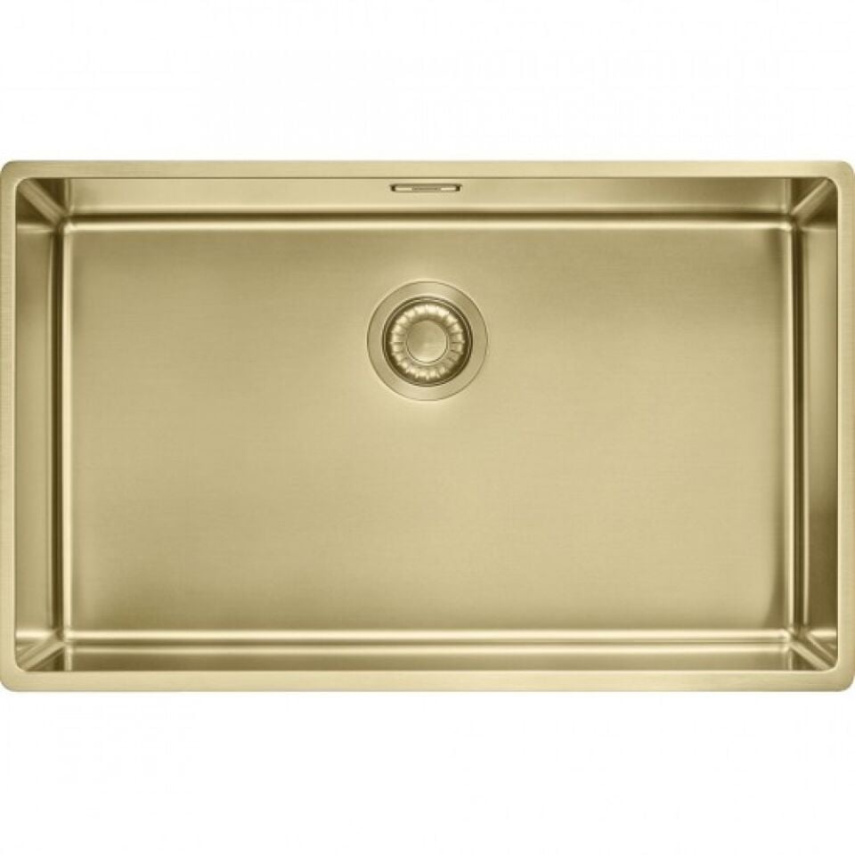 Franke Mythos Masterpiece BXM 210/110-68 Gold Eviye & Masterpiece Gold Armatür & Gold Sabunluk