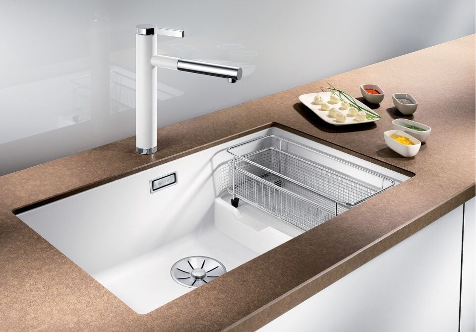 Blanco Subline 700-U Level Tezgah Altı  Alu Metallic Granit Eviye - 523454