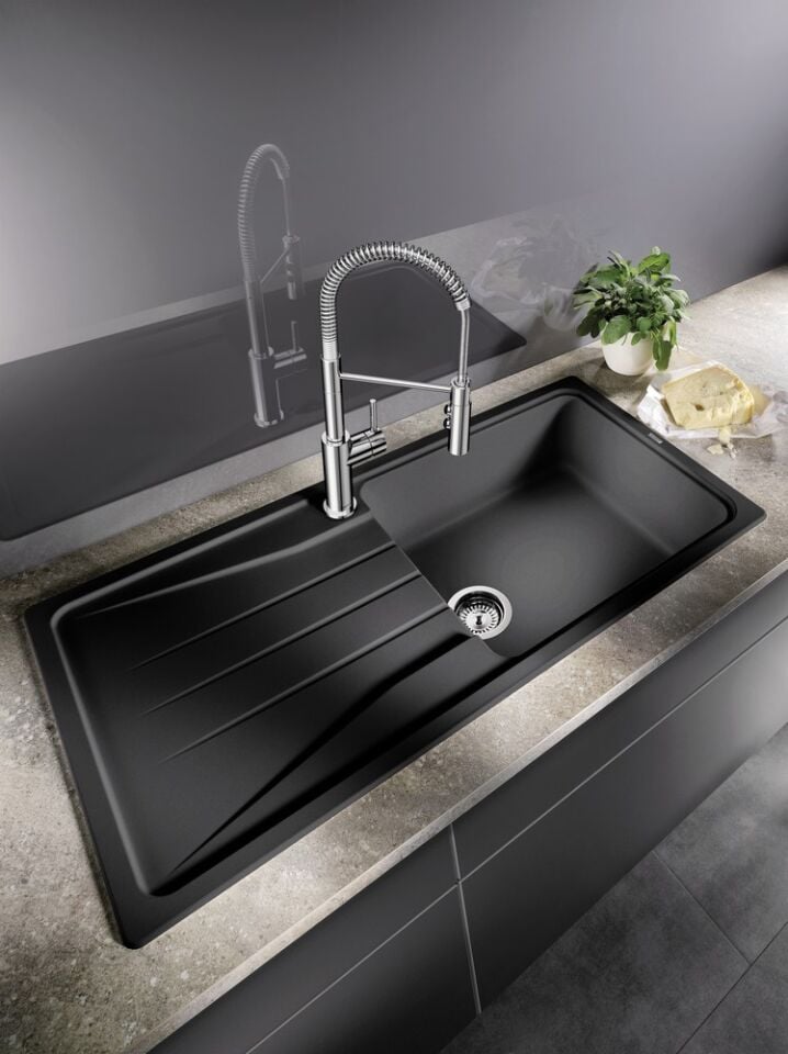 Blanco Sona XL 6-S Tezgah Üstü  Alu Metallic Granit Eviye - 519691
