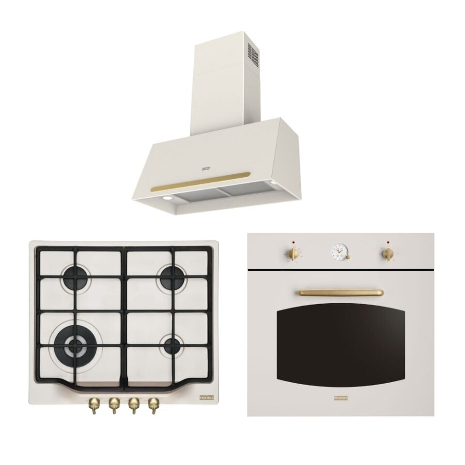 Franke Classicline Krem Üçlü Kombin Ankastre Set 2