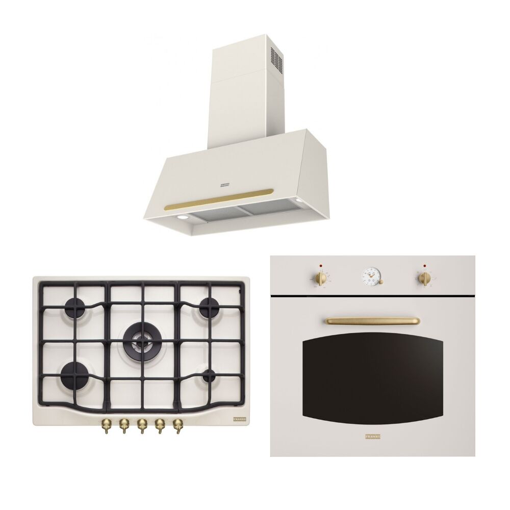 Franke Classicline Krem Üçlü Kombin Ankastre Set