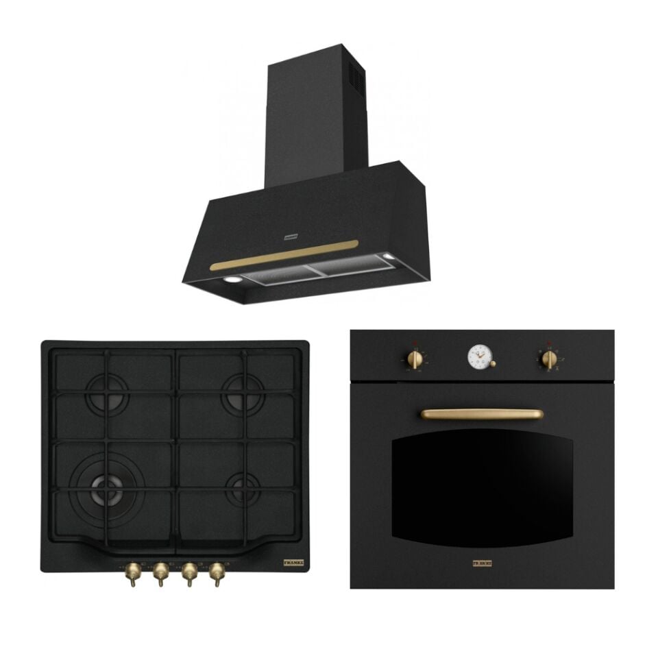 Franke Classicline Nero Üçlü Kombin Ankastre Set 2