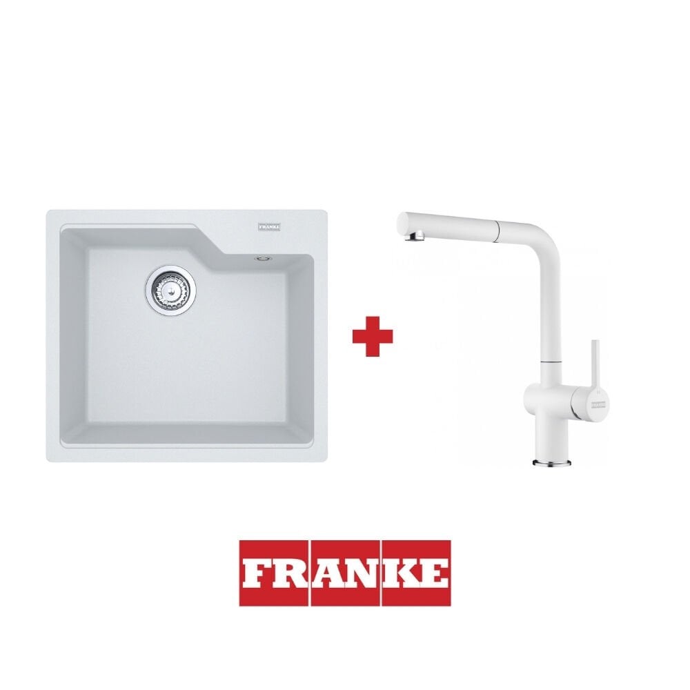 Franke Urban UBG 610-56 Bianco Granit Eviye ve Active Plus 2.0 Bianco Armatür