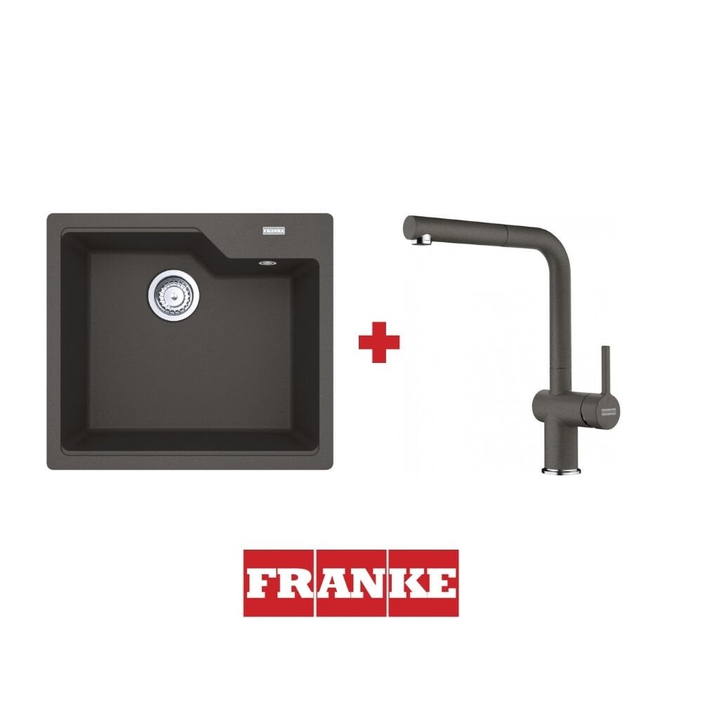 Franke Urban UBG 610-56 Slate Grey Granit Eviye ve Active Plus 2.0 Slate Grey Armatür