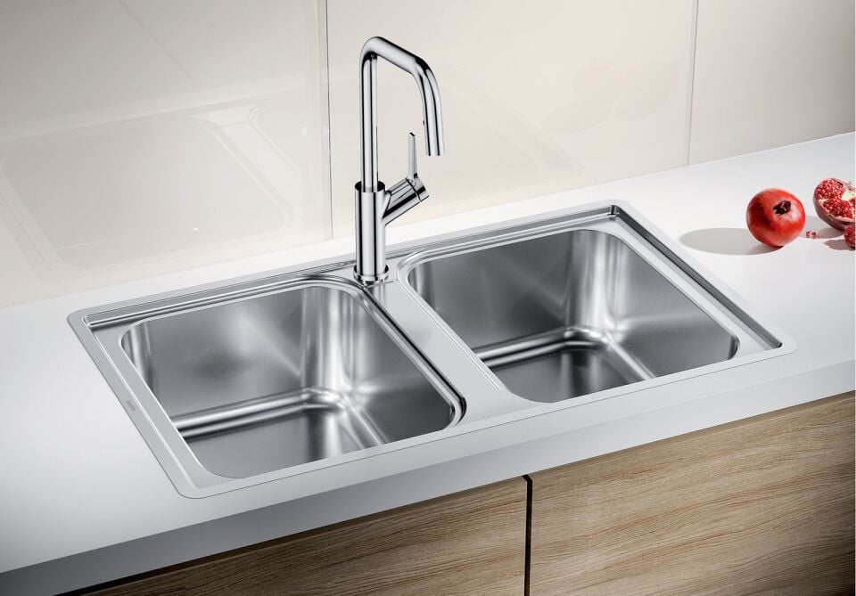 Blanco Lemis 8-IF Paslanmaz Çelik Eviye - 523039