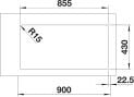 Blanco Andano 400/400-IF Tezgah Altı Çelik Eviye - 522985