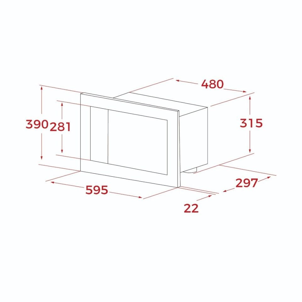 Teka MB 620 BI WH Ankastre Mikrodalga - 405840013